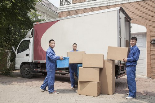 Professional movers handling house removals in Brentcross