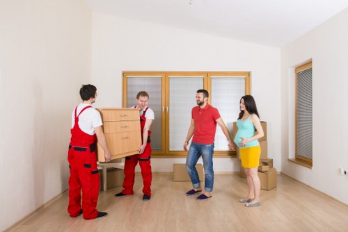 Student move planning and van loading in Brentcross