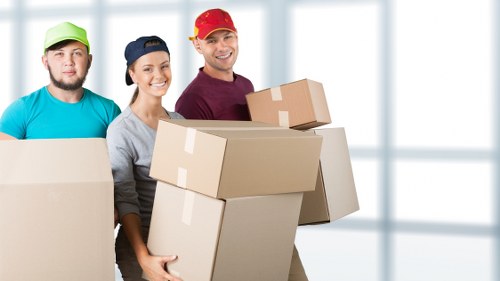Professional office movers handling commercial relocation in Brentcross