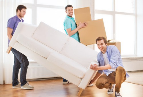 Local driver handling a furniture collection near Brentcross