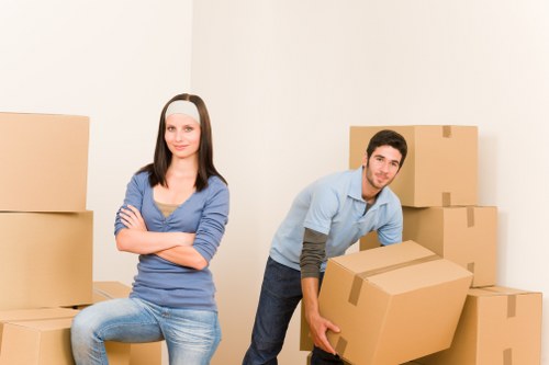 Professional moving truck service in Brentcross neighborhood