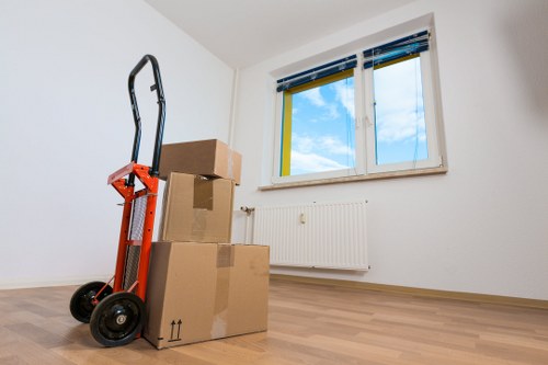Brentcross moving service with van for residential and commercial customers