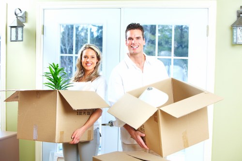 Reusable furniture and household items set aside for charity partnership donation