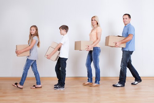 House removalists in Brentcross loading boxes and furniture with care