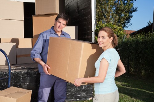 Sturdy moving boxes and protective wrap for Brentcross customers