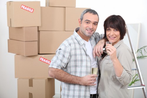 Apartment moving assistance in Brentcross with careful handling